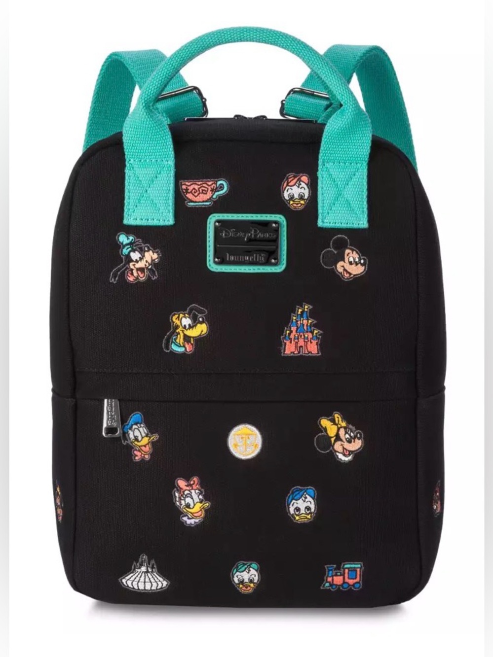 Loungefly Mickey Mouse & Friends Canvas Backpack, NWT